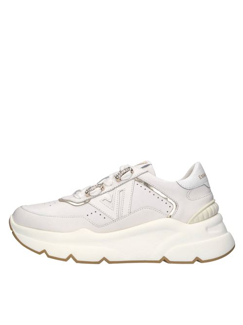 Sneakers in pelle EMANUELLE VEE | 451P-303-14-P003BIANCO